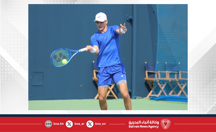 ختام منافسات دور الـ32 لمسابقة الفردي واكتمال عقد المتأهلين لربع نهائي زوجي بطولة المنامة المفتوحة للتنس